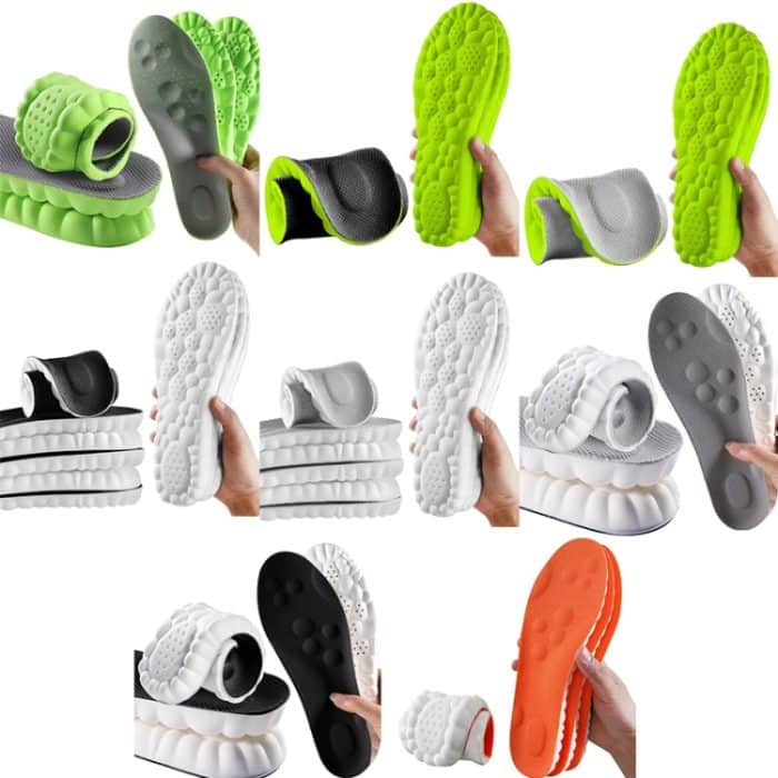 EDA004882801A.jpg Hochelastische 4D-Latex-Einlegesohle, stoßdämpfend, antibakteriell und desodorierend, zufällige Farblieferung, 35-36, 37-38, 39-40, 41-42, 43-44, 45-46 – Bild 1