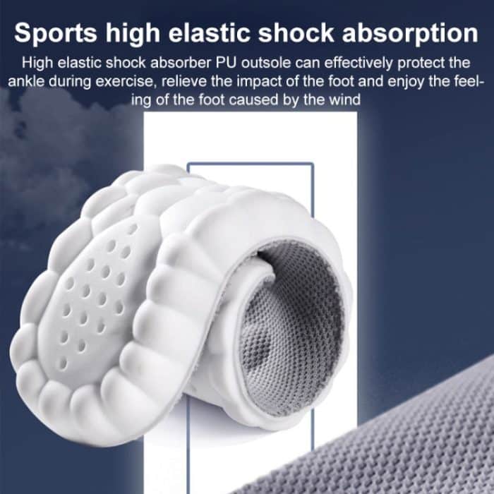 Hochelastische 4D-Latex-Einlegesohle, stoßdämpfend, antibakteriell und desodorierend, zufällige Farblieferung, 35-36, 37-38, 39-40, 41-42, 43-44, 45-46 – Bild 4