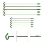 10 Stück Blumenform-Stützstange für Pflanzen im Topf, fester Anti-Unterbringungs-Blattschutzrahmen, 17cm, 27cm, 37cm, 48cm, 58cm – Bild 3