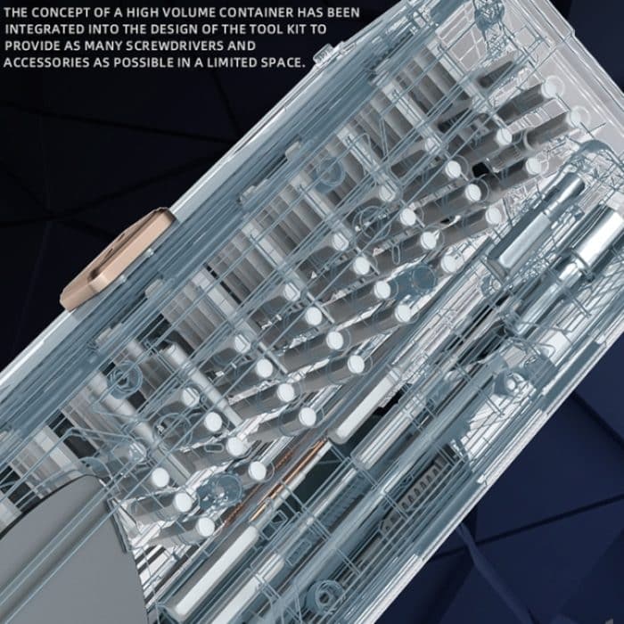 Jakemy JM-8192 186-in-1-CR-V-Präzisionsschraubendreher-Set – Bild 7