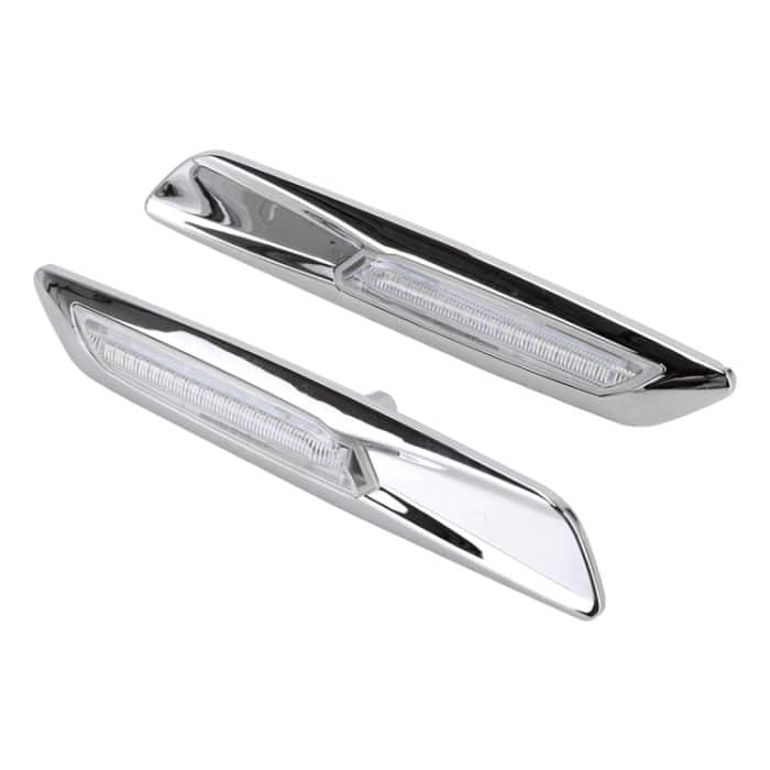 2 PCS Auto Kotflügel Licht LED Blattbrett Seite DC12V / 1,7 W für BMW, gelbes Licht, A, C, D, F – Bild 2