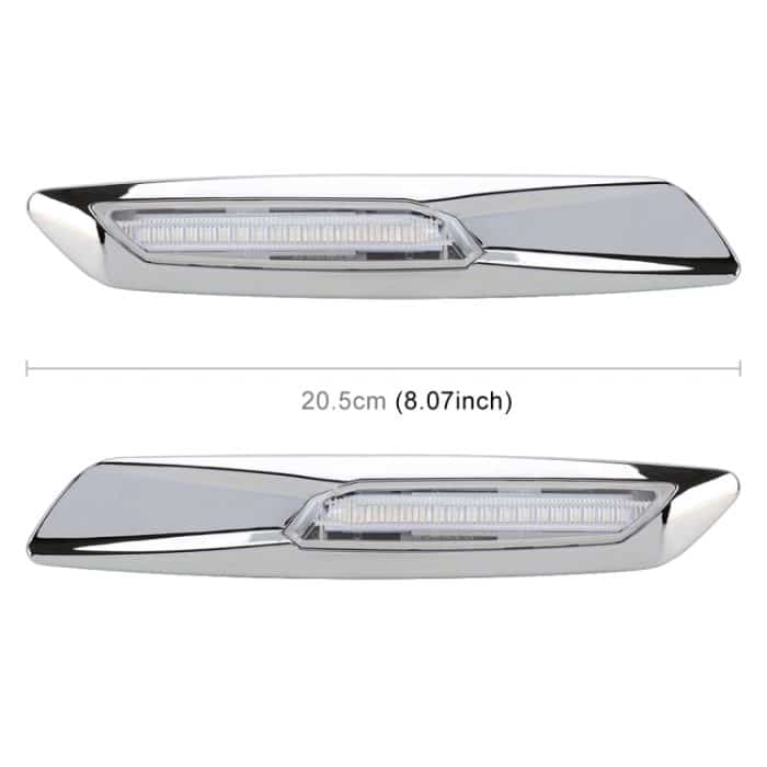 2 PCS Auto Kotflügel Licht LED Blattbrett Seite DC12V / 1,7 W für BMW, gelbes Licht, A, C, D, F – Bild 3