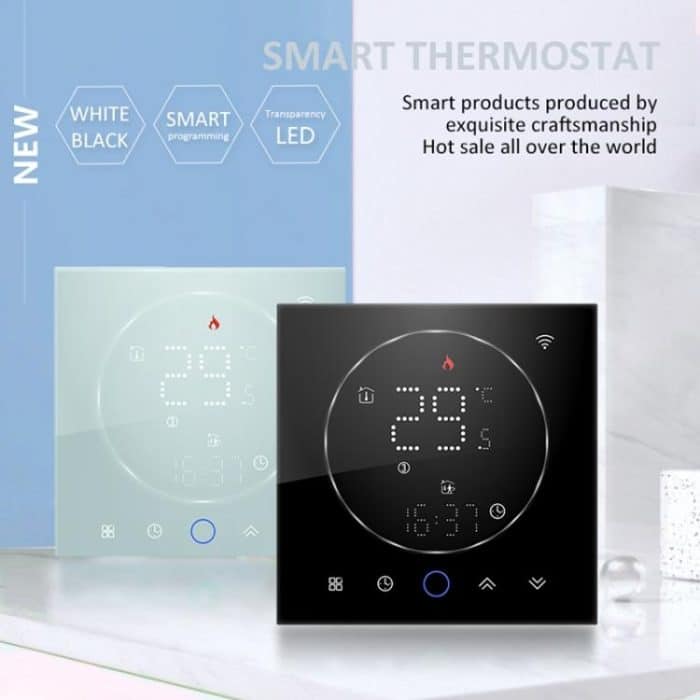 BHT-008GALW 95-240V AC 5A Smart Home Wasserheizung LED-Thermostat mit WiFi, With WiFi – Bild 4