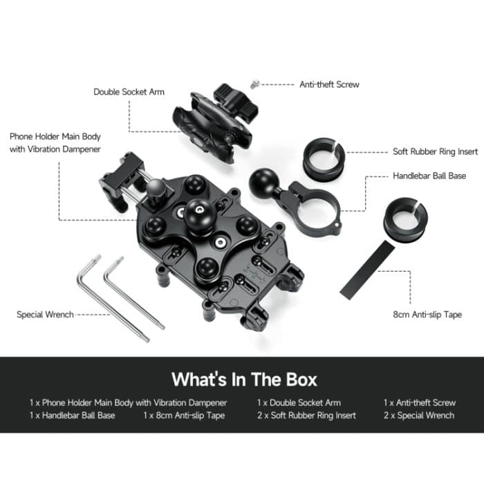 Ulefone Armor Mount Pro Universal-Telefonhalter mit Fahrradgriff, Armor Mount Pro – Bild 11