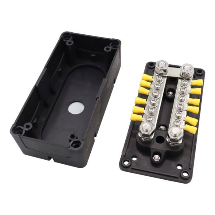 1 Paar 300 A 12–48 V RV Yacht modifizierte zweireihige 12-polige M6-Klemmen-Sammelschiene mit 24 Klemmen, CP-3160 – Bild 2