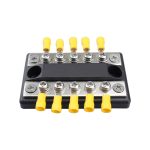 CP-4002 100A 48V RV Yacht Modifizierte zweireihige 5-Wege-Sammelschiene mit 10 Stück Anschlüssen – Bild 2