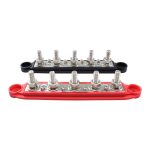 1 Paar RV Yacht M8 einreihige 5-Wege-Stromverteilungsblock-Sammelschiene mit Abdeckung, CP-4123 – Bild 3