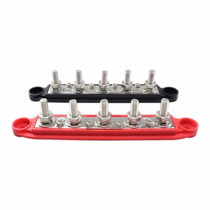 1 Paar RV Yacht M8 einreihige 5-Wege-Stromverteilungsblock-Sammelschiene mit Abdeckung, CP-4123 – Bild 3