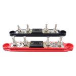 1 Paar RV Yacht M8 einreihige 4-Wege-Stromverteilerblock-Sammelschiene mit Abdeckung mit 300-A-Sicherung, CP-4125 – Bild 4