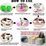 3 Tassen Love Eiswürfelschale Silikonform Sukkulente Gipsform, zufällige Farblieferung – Bild 6