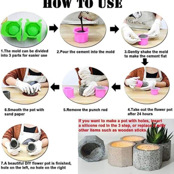 3 Tassen Love Eiswürfelschale Silikonform Sukkulente Gipsform, zufällige Farblieferung – Bild 6