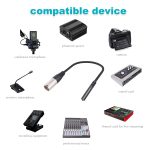 3,5-mm-Buchse auf XLR-3-Pin-Stecker-Audiokabel, Länge: 30 cm – Bild 3