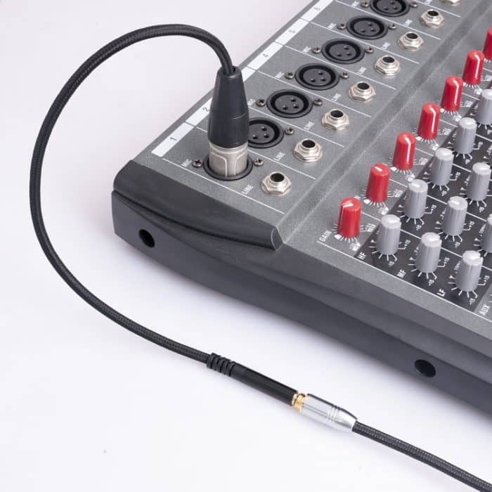 3,5-mm-Buchse auf XLR-3-Pin-Stecker-Audiokabel, Länge: 30 cm – Bild 6