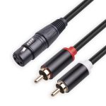 RCA20-XLR-Buchse auf Dual-RCA-Y-Splitter-Audiokabel, 1m, 2m, 3m – Bild 2