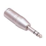 LZ1180 6,35 mm 1/4 TRS-Stecker auf 3-poligen XLR-Stecker-Adapter