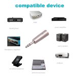 2206-1 6,35 mm 1/4 TRS-Stecker auf 3-poligen XLR-Stecker-Adapter – Bild 3