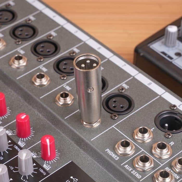 2206-1 6,35 mm 1/4 TRS-Stecker auf 3-poligen XLR-Stecker-Adapter – Bild 6