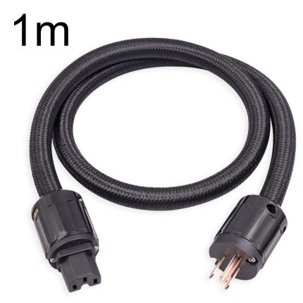 3720 HiFi Audio Universal AC-Stromkabel US-Stecker, 1m, 2m, 3m