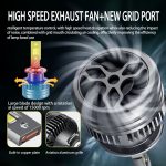 P15 1 Paar D2S / D2R DC10-32V / 35W / 6000K / 4000LM IP68 Wasserdichter Auto-LED-Scheinwerfer – Bild 7