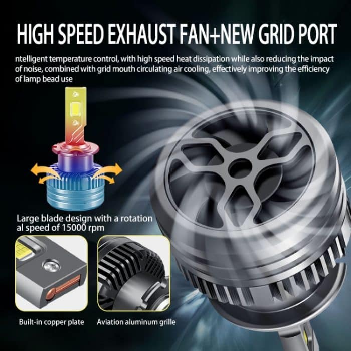 P15 1 Paar D3S / D3R DC10-32V / 35W / 6000K / 4000LM IP68 Wasserdichter Auto-LED-Scheinwerfer – Bild 7