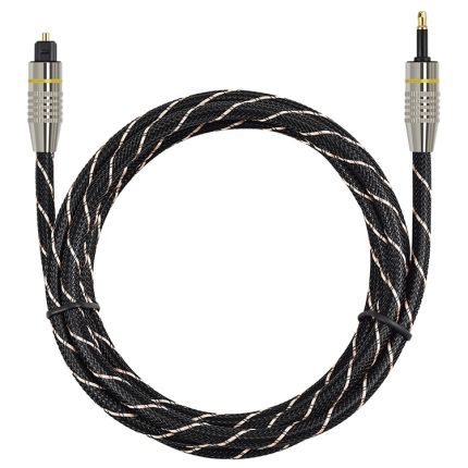 EMK-Verbindungskabel mit quadratischem Anschluss und rundem Anschluss für Set-Top-Boxen, digitales Audio, Glasfaser, 1m, 1.5m, 2m, 3m, 5m, 10m