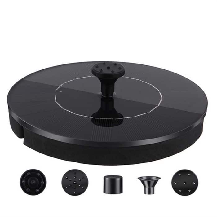 Solarbrunnenpumpe mit LED-Licht – Bild 2