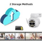 A8-C2 2MP Smart WiFi-Überwachungs-IP-Kamera, Dual-Light-Vollfarb-Nachtsicht / / Zwei-Wege-Audio / TF-Karte, US Plug, EU Plug, AU Plug, UK Plug – Bild 8