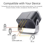 AUN A003 1280x720P 150 Lumen Gleiche Bildschirmversion Tragbarer Heimkino-LED-HD-Digitalprojektor, US Plug, UK Plug, AU Plug, EU Plug – Bild 4