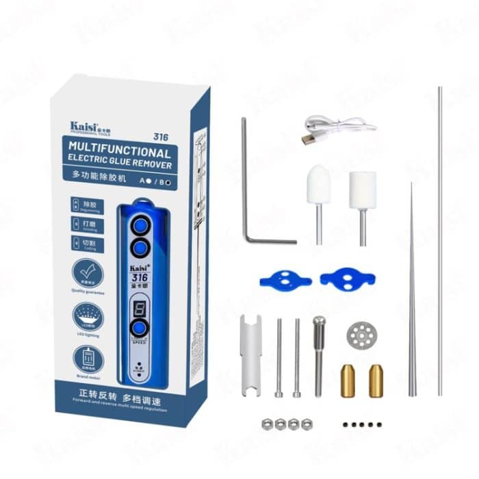 Kaisi 316-B Elektrischer Nagellackentferner mit integrierter Einstellung und LED-Licht – Bild 6