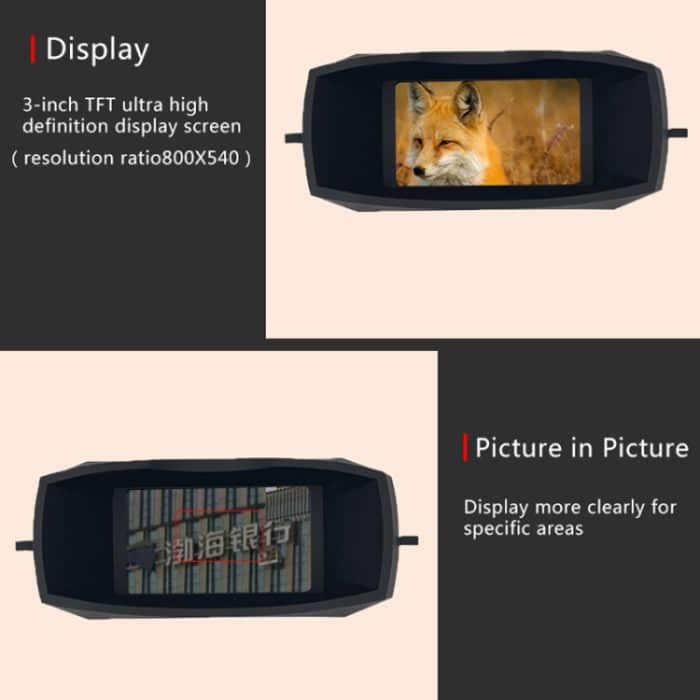 NV6000 Outdoor Jagd Dämmerung Vollfarbe 4K HD Fernglas Nachtsicht – Bild 7