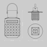 Tragbares LED-Campinglicht für den Außenbereich, wiederaufladbares Notlicht – Bild 2