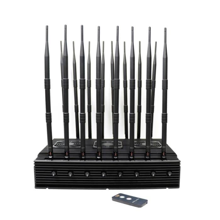 EDA005264501A.jpg JAX-121F-16 2G/3G/4G/5G/WiFi/GPS/LOJACK/LORA/UHF/VHF-Telefonsignalstörsender, JAX-121F-16 – Bild 1