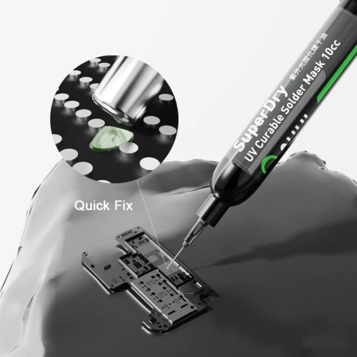 2UUL SC55 Super Dry UV-härtende Lötmaske 10 ml – Bild 5