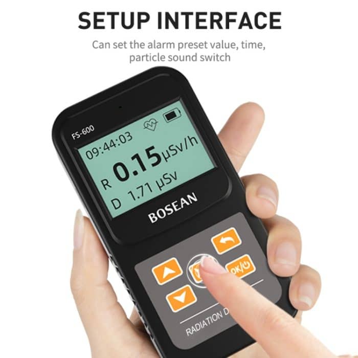 FS-600 Haushalts-Nuklearstrahlungsdetektor, Glas-Geigerzähler – Bild 8