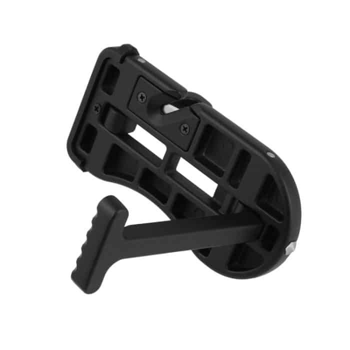 BF013-BK Autotür Stufenhaken Aluminium Faltbare Leiter Mini Fußpedal für Jeep SUV Truck WP – Bild 3