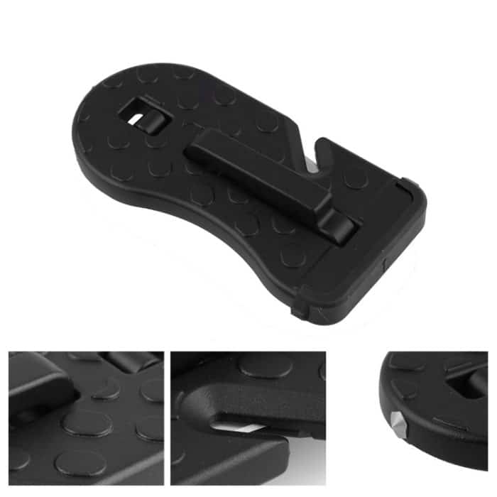 BF013-BK Autotür Stufenhaken Aluminium Faltbare Leiter Mini Fußpedal für Jeep SUV Truck WP – Bild 5