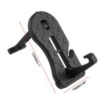BF013-BK Autotür Stufenhaken Aluminium Faltbare Leiter Mini Fußpedal für Jeep SUV Truck WP – Bild 6