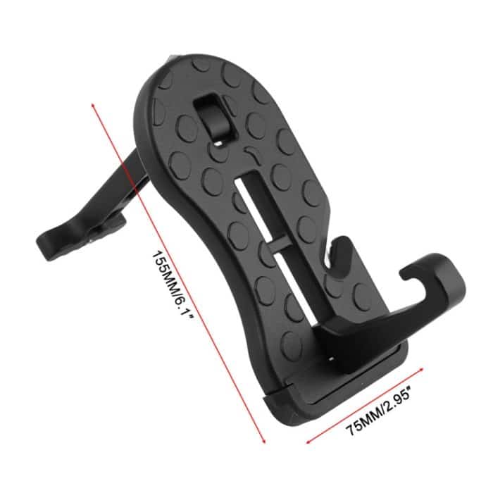 BF013-BK Autotür Stufenhaken Aluminium Faltbare Leiter Mini Fußpedal für Jeep SUV Truck WP – Bild 6