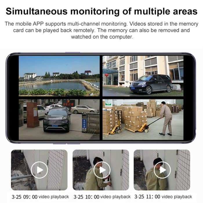 DF-3HBJ 8MP HD IP66 Wasserdichte Outdoor-WLAN-IP-Kamera unterstützt Dual-Light-Nachtsicht, EU Plug, US Plug, UK Plug – Bild 14