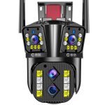 DF-3HBJ 8MP HD IP66 Wasserdichte Outdoor-WLAN-IP-Kamera unterstützt Vollfarb-Nachtsicht, EU Plug, US Plug, UK Plug