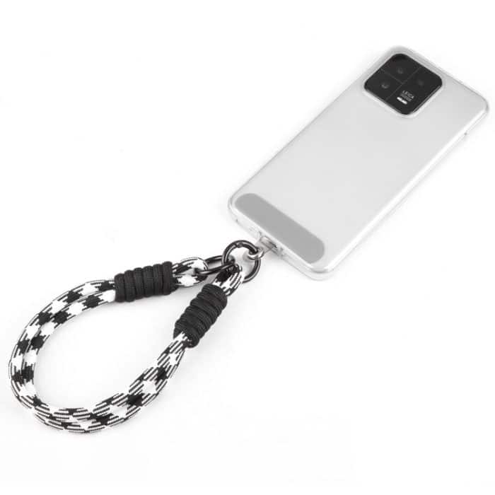 Dopaminfarbenes, kurzes Schlüsselband mit doppelter Schnalle und Drehseil – Bild 2