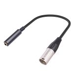 0,3 m 6,35 mm Buchse auf XLR-Stecker, Mikrofon-Audio-Konvertierungskabel