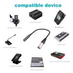 0,3 m 6,35 mm Buchse auf XLR-Stecker, Mikrofon-Audio-Konvertierungskabel – Bild 7