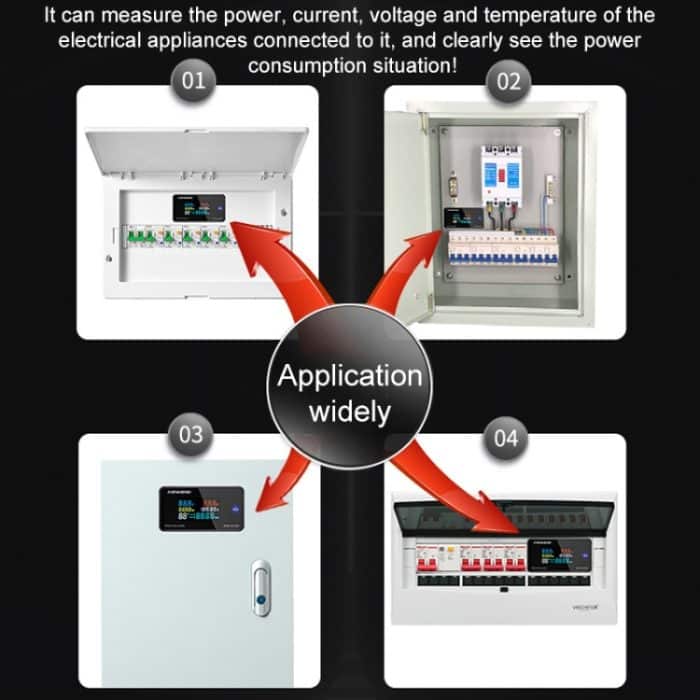 KWS-AC300-20A 50-300 V AC Digitalstrom-Voltmeter, KWS-AC300-20A – Bild 5