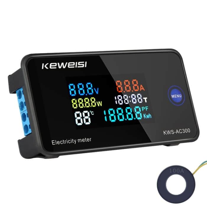 EDA005420301A.jpg KWS-AC300-100A 50-300 V AC Digital-Stromvoltmeter mit geschlossenem Transformator, KWS-AC300-100A with Closed Transformer – Bild 1