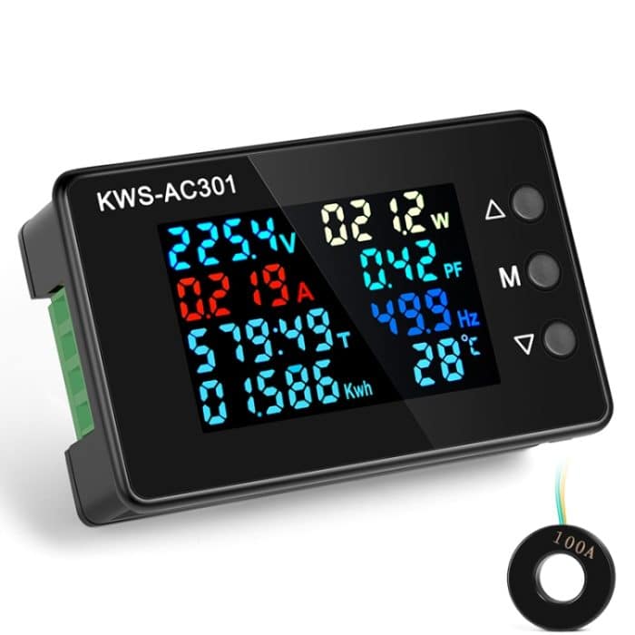 KWS-AC301-100A 50-300 V AC Digital-Stromvoltmeter mit geschlossenem Transformator, KWS-AC301-100A with Closed Transformer – Bild 1