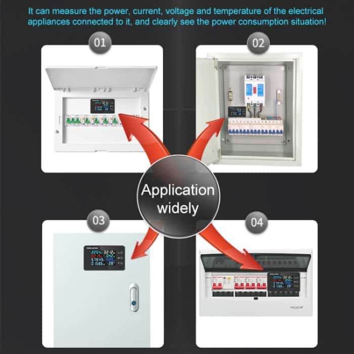KWS-AC301-100A 50-300 V AC Digital-Stromvoltmeter mit geschlossenem Transformator, KWS-AC301-100A with Closed Transformer – Bild 9