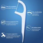 BMBO Tragbarer Zahnseide-Stick in Box, Einweg-Zahnseide-Stick, 50 / Pack – Bild 5