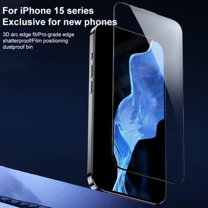 MOMAX 0,3 mm 3D-Vollbild-Hartglasfolie, For iPhone 15 Pro Max, For iPhone 15 Pro, For iPhone 15 Plus, For iPhone 15 – Bild 4