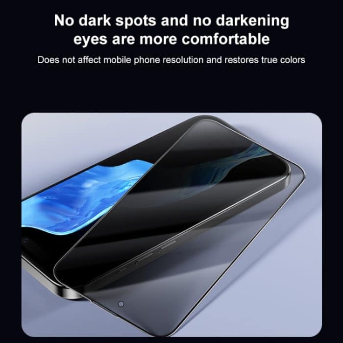 MOMAX 0,3 mm 3D Anti-Peep-Hartglasfolie, For iPhone 15 Pro Max, For iPhone 15 Pro, For iPhone 15 Plus, For iPhone 15 – Bild 6